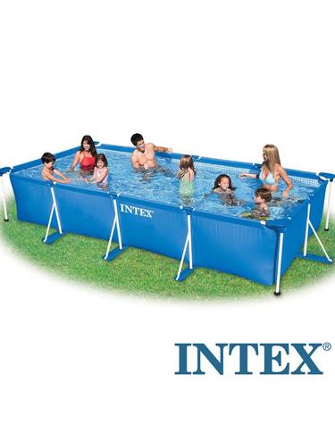 [보리보리] INTEX 인텍스 네오 패밀리 프레임풀 특대 4.5m x 2.2m 조립식 야외 수영장 28273