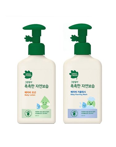 [보리보리] 촉촉한자연보습 베이비로션+거품워시320ml