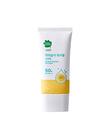 그린핑거 [보리보리] 야외놀이 워셔블 선크림 80ml
