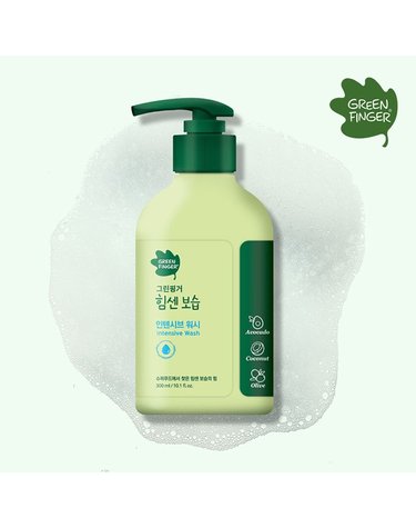 그린핑거 [보리보리]  힘센보습 인텐시브 워시 300ml