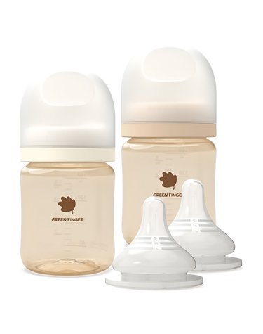 [보리보리]  베베그로우 PPSU 젖병 트윈팩 160ml+젖꼭지 S 2개입