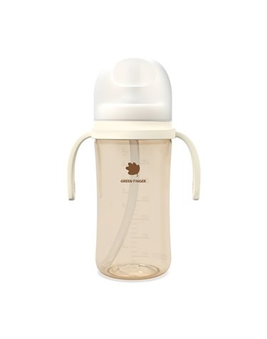 [보리보리]  베베그로우 PPSU 빨대컵 크림베이지 280ml