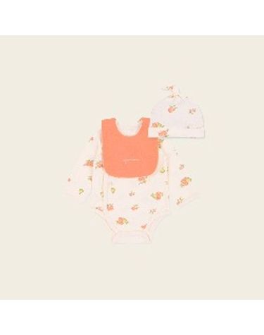 [보리보리]  쁘리링배내수트턱받이세트MJFNBS06