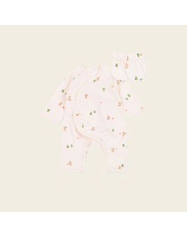 [보리보리]  미니워니배내가운손싸개세트MJFNBW13