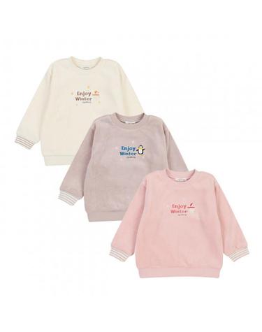 [보리보리]  겨울 제프데이골벨로아기모맨투맨IVORY,BEIGE,PINK_01R751005