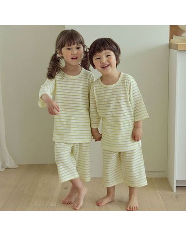 [보리보리] 브리즈라임 통큰 7부 실내복