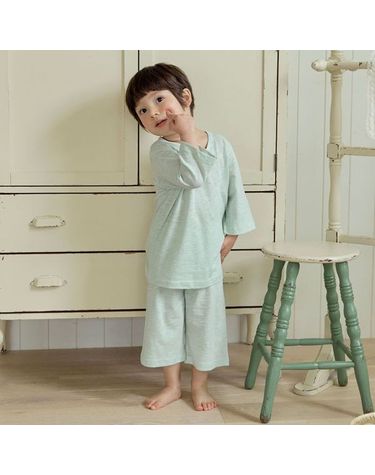 [보리보리] 퓨어민트 통큰 7부 실내복