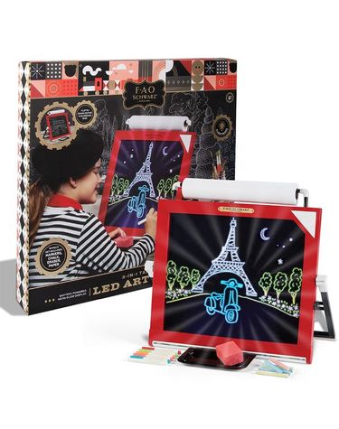 [보리보리] FAO 슈와츠-3 in 1 LED 테이블탑 이젤 세트
