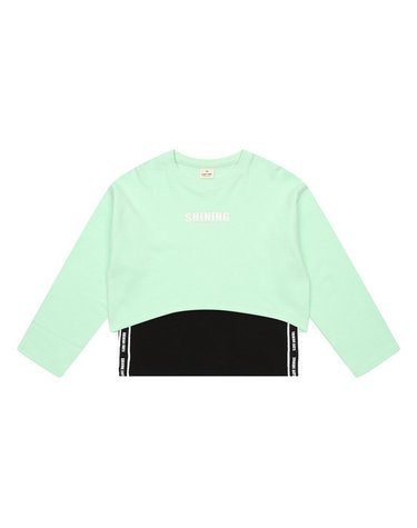 [보리보리] 여아 레터링 포인트 레이어드 세트 티셔츠 23O0757_GN