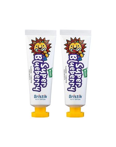 [보리보리] 어린이 불소 1000 치약 50g 2개-블루베리향