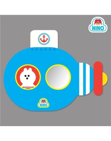 [보리보리] 니노미러보드-파랑잠수함/유아안전거울/욕실거울