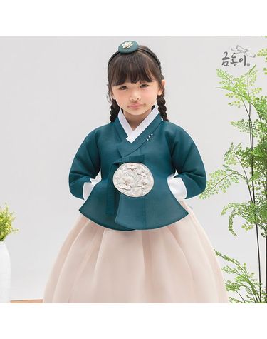 [보리보리] 여청록진주당의 아동한복 여아한복 AW230