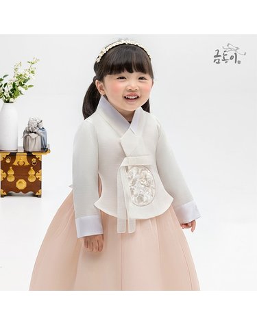 [보리보리] 여살구둥근보 아동한복 여아한복 AW146