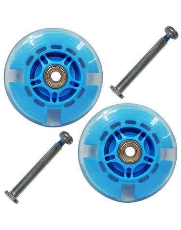 [보리보리]  LED 발광 불바퀴 100mm 2p + 볼트너트 2p 키즈바이크 킥보드 씽씽카 LED 발광바퀴 자전거