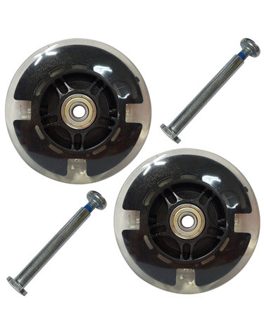 [보리보리]  LED 발광 킥보드 불바퀴 100mm 2p + 볼트너트 2p 키즈바이크 킥보드 씽씽카 LED 발광바퀴 자전거