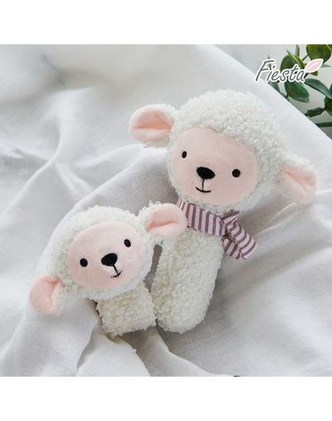 [보리보리] 피에스타 삑삑이 손목 딸랑이 양 세트