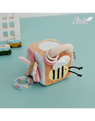 [보리보리] 피에스타 촉감 딸랑이 멀티 큐브