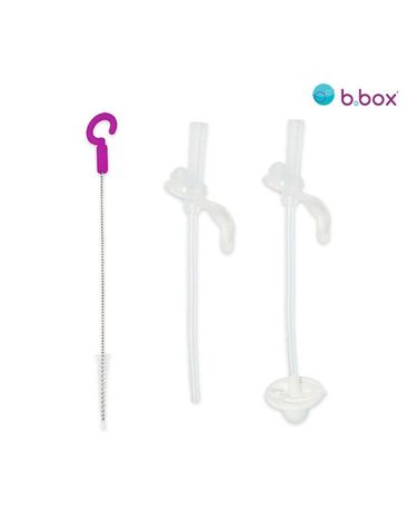 [보리보리] 비박스 스스로 첫 빨대컵 교체용 빨대 + 세척 브러쉬 세트