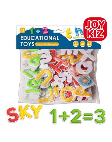 [보리보리] 조이키즈 붙였다 떼었다 마그네틱 알파벳 숫자 자석놀이 50pcs