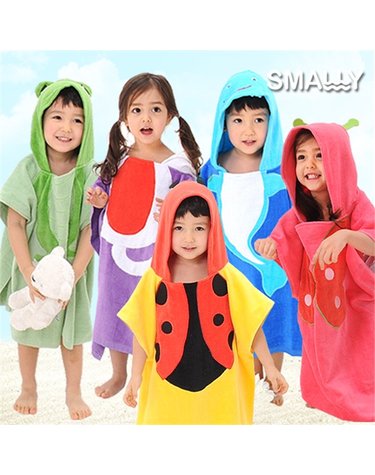 [보리보리] 유아 아동 비치타올 목욕가운 비치가운베리
