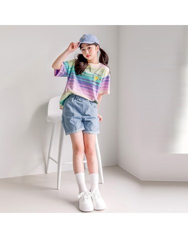 [보리보리]  허쉬롤업데님팬츠