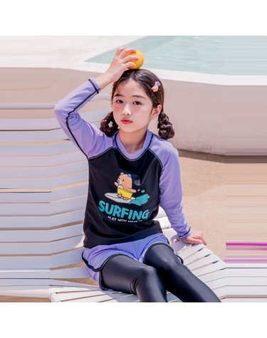 [보리보리]  해피서퍼래쉬가드세트
