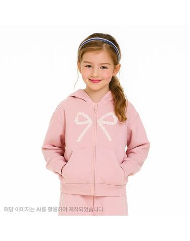 [보리보리] 리본 포인트 후드 집업 RGSM25W3P