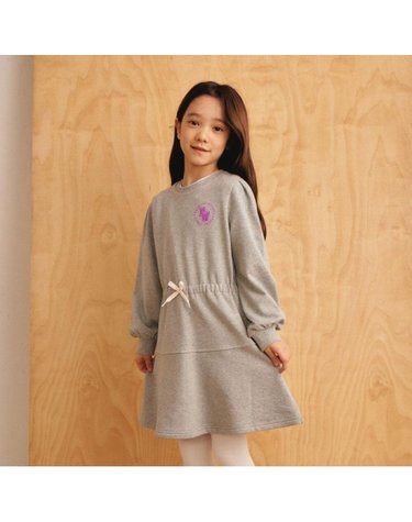 포인터웍스 [보리보리] 져지 원피스 MELANGE GREY ISS33NA50G_MY