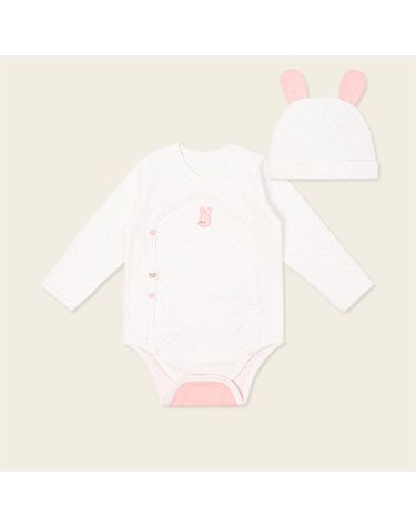 [보리보리] 루도트배내수트모자세트 MLFNBS03