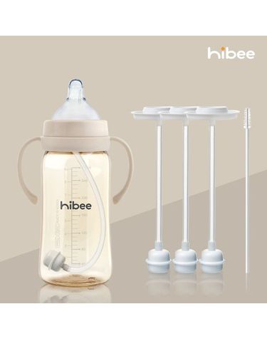 [보리보리]  더블하트 젖병 호환용 추달린 스트로우 3P