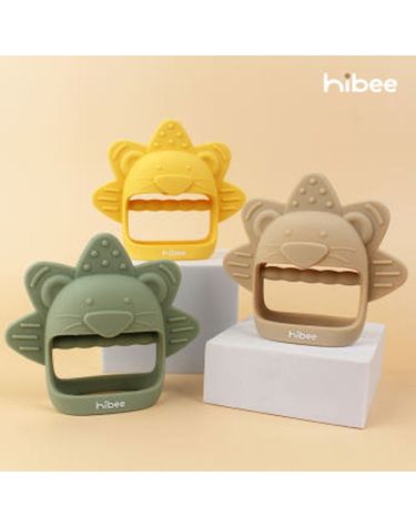 [보리보리]  실리콘 사자냠 손목 치발기 케이스 포함