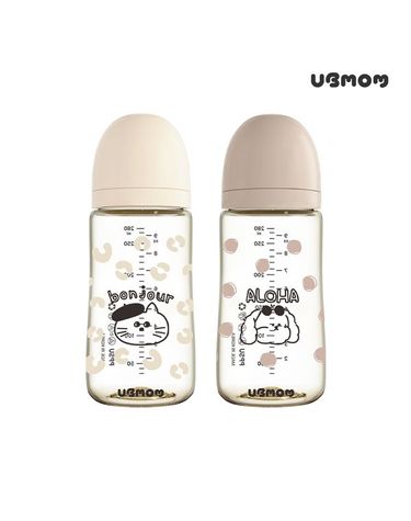 [보리보리]  몽자/몽이 디자인 젖병 280ml M젖꼭지포함