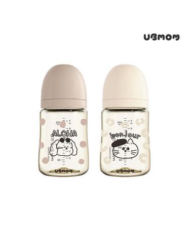 [보리보리]  몽자/몽이 디자인 젖병 200ml S젖꼭지포함