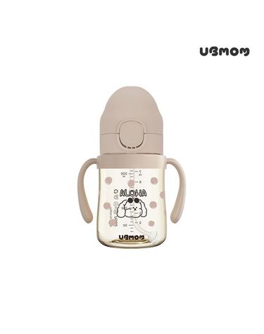 [보리보리]  PPSU 알로하몽이 원터치 빨대컵 200ml 초코