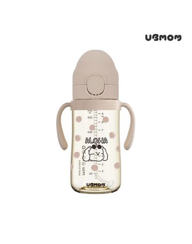 [보리보리]  PPSU 알로하몽이 원터치 빨대컵 280ml 초코
