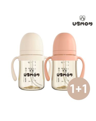 [보리보리]  PPSU 역류방지 유아 빨대컵 200ml 1+1
