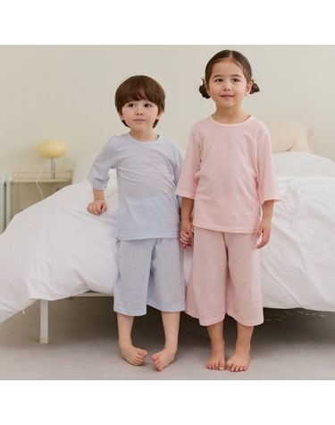 [보리보리] 솔리드 모달메쉬 통큰칠부실내복5color