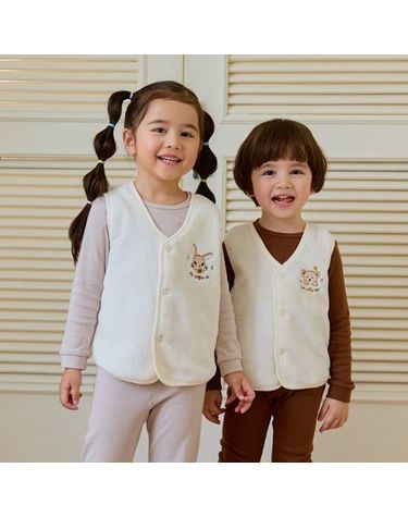 [보리보리] 토끼곰 벨로아 단조끼