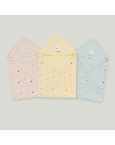 [보리보리] 래빗 양면 모자속싸개3color