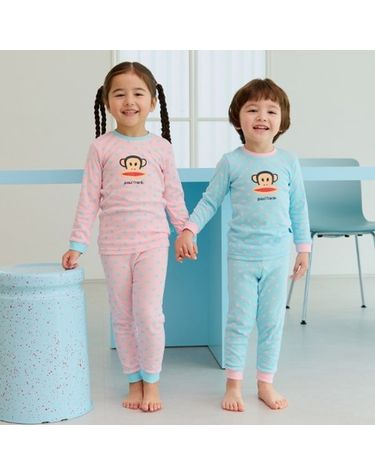 [보리보리] 폴프랭크 도트 30수 후라이스실내복3color