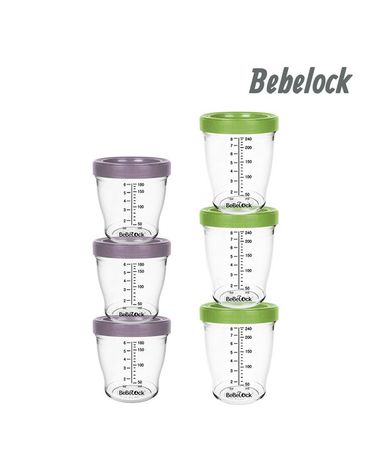 [보리보리] 포네르 트라이탄 이유식 용기 180ml3P+240ml3P