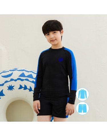[보리보리]  남아동 나그랑 래쉬가드 비치반바지 세트 BEB-X703K