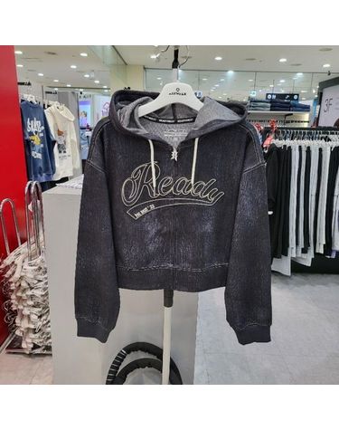 [보리보리]  sh06 데님라이크 데끼 나그랑 크롭 후드집업 R251G0554B
