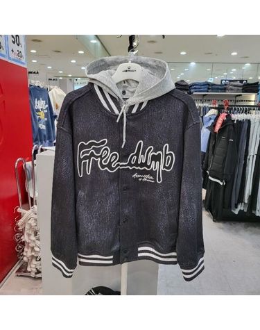 [보리보리]  sh06 데님프린트 져지 데님 야구점퍼 R251B0510B