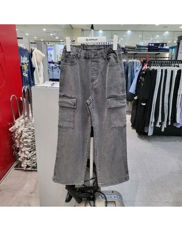 [보리보리]  sh06 그레이 카고 세미와이드핏 데님팬츠 R251G3152B
