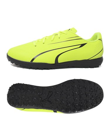 [보리보리] 푸마 PUMA 비토리아 J TT 인조잔디용 여성 여아 주니어 풋살화 축구화 옐로우 107487-04