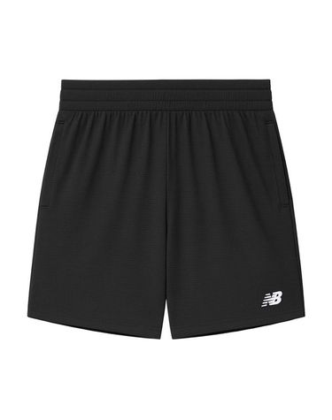[보리보리] 뉴발란스 텍스처드 체크 트레이닝 러닝 반바지 블랙 MB61V17C-BK