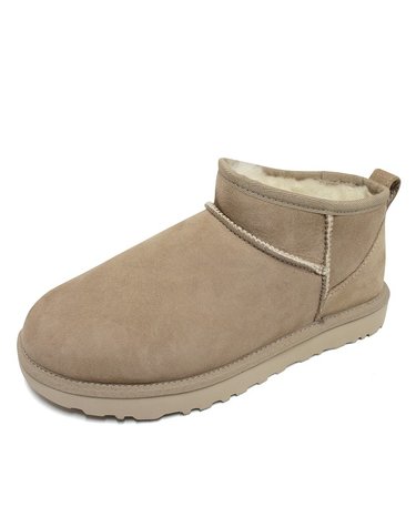 [보리보리]  UGG 클래식 울트라 미니 부츠 양털 스웨이드 방한 털신 샌드 1116109-SAN