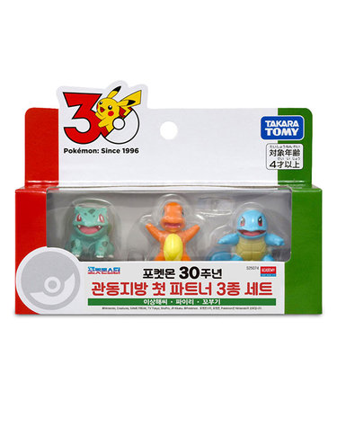 [보리보리] 아카데미 포켓몬스터 몬콜레 관동지방 스타팅 3종세트