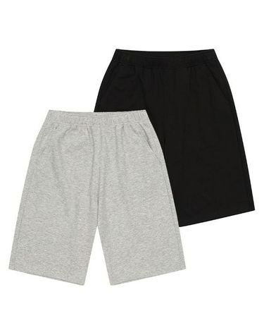 [보리보리]  세이브존03 5.5부 유니 스트레이트 바지 26B0202-BK/GY